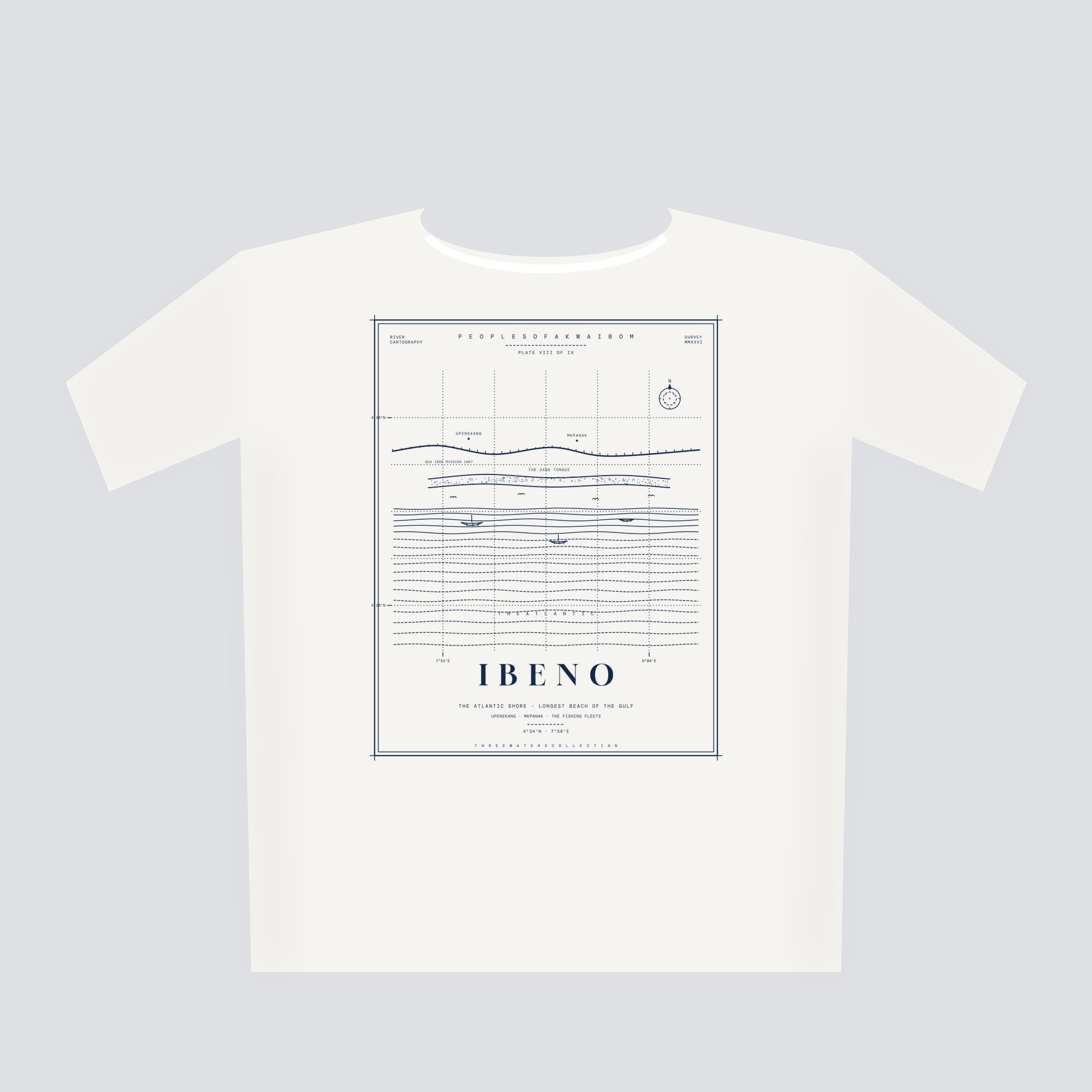 Ibeno Tee · Plate VIII · The Atlantic Shore · Pre-Order (Ships ASAP)