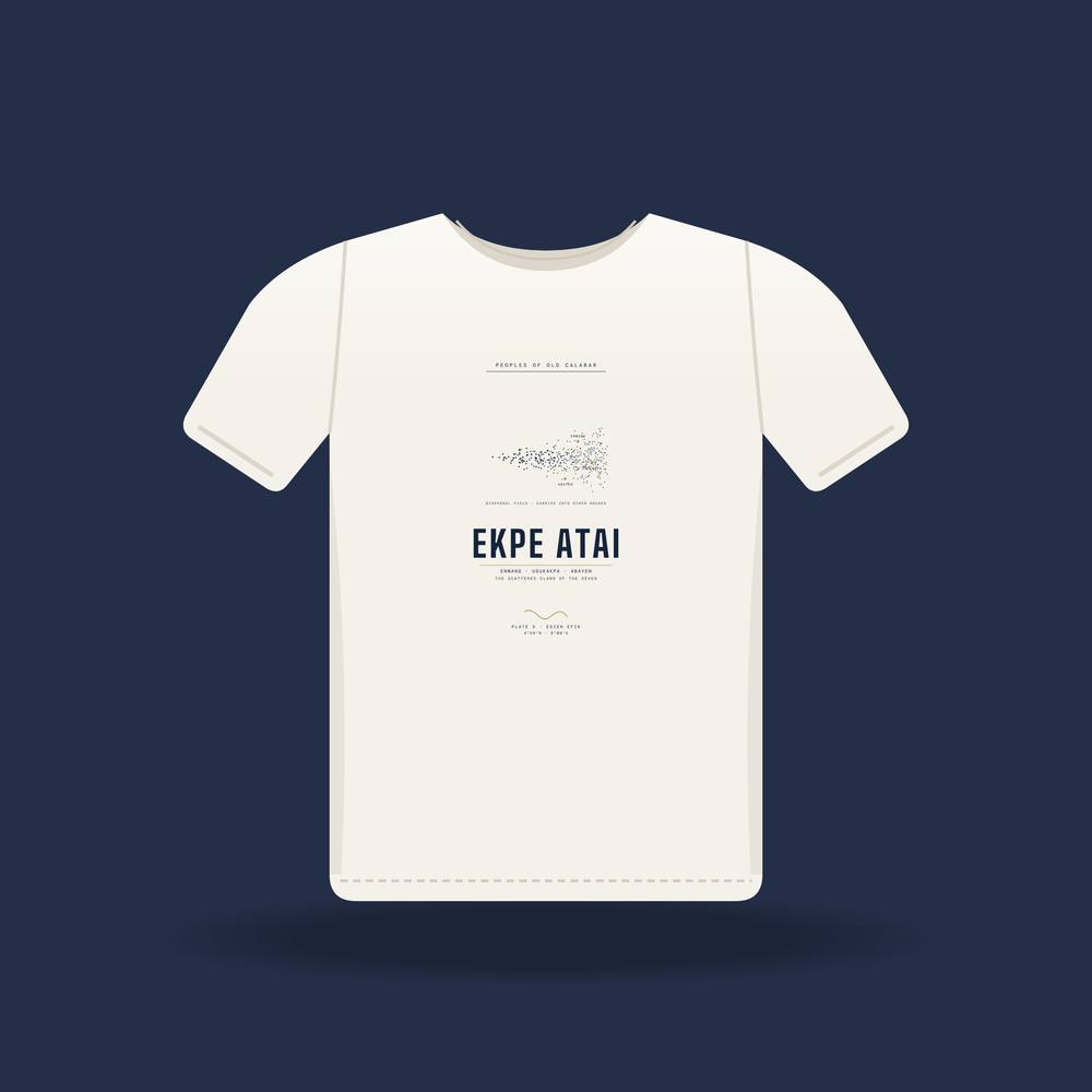Ekpe Atai Tee · Plate X · Memorial Plate for Three Clans · Pre-Order (Ships ASAP)