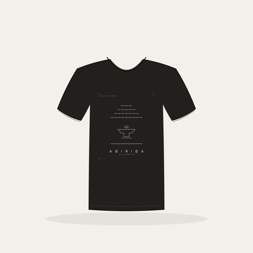 Abiriba Tee · Plate XI · Smiths and Sojourners · Pre-Order (Ships ASAP) — tee mockup | 11-abiriba-bw-black-tee.jpg