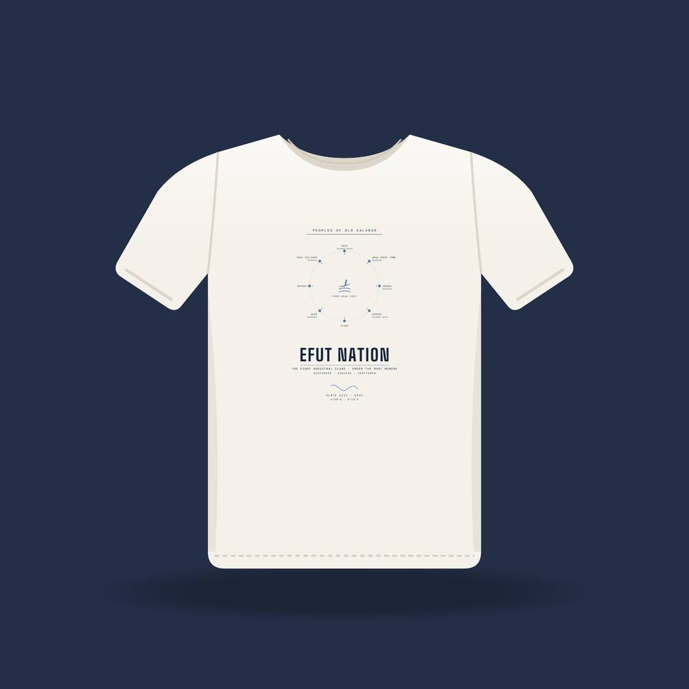 Efut Nation Tee · Plate XIII · Eight Clans from Usak Edet · Pre-Order (Ships ASAP)
