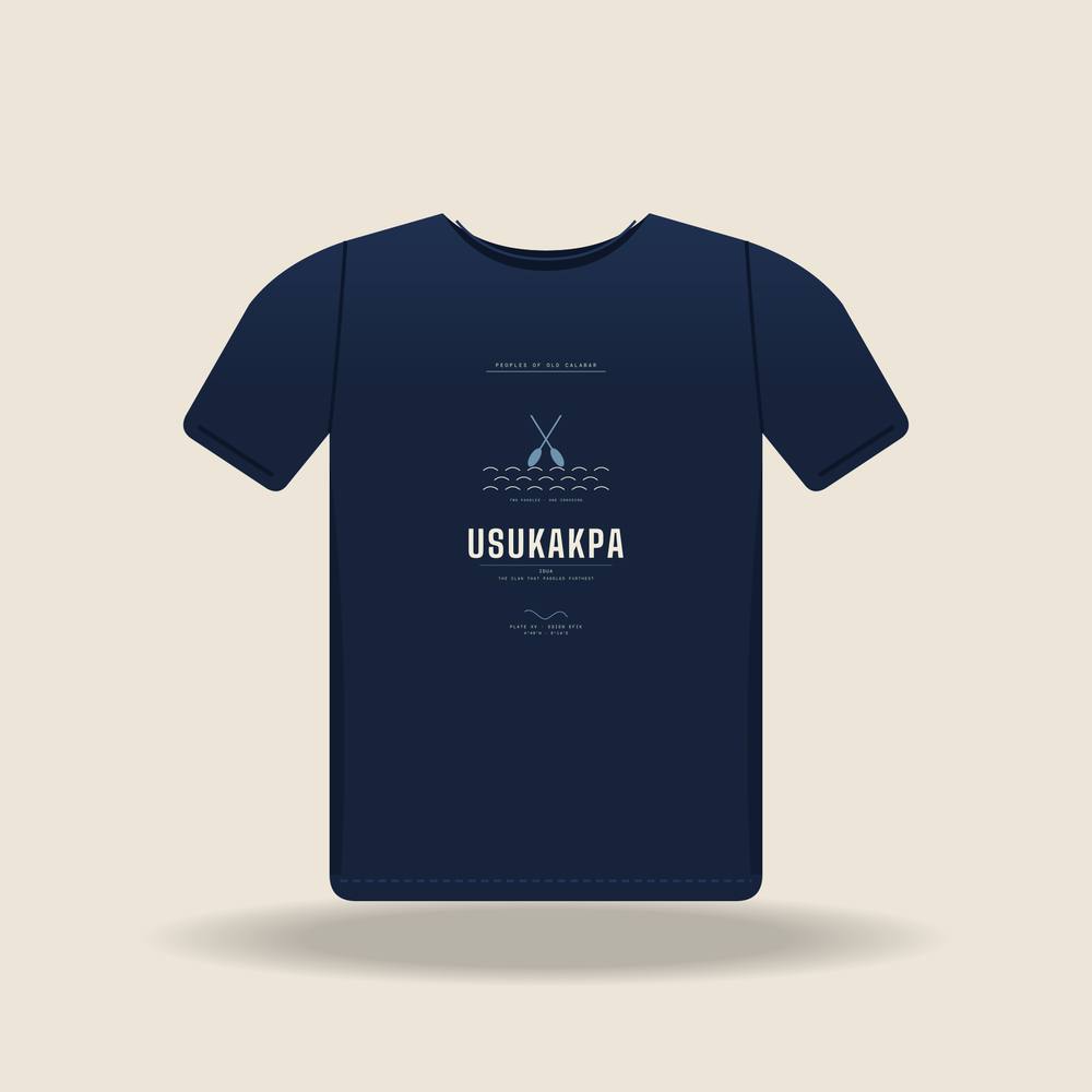 Usukakpa Tee · Plate XV · The Crossed-Paddles Clan · Pre-Order (Ships ASAP)