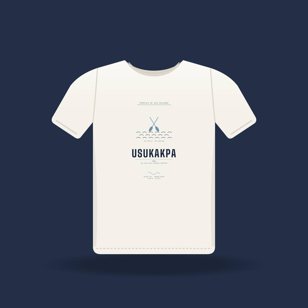 Usukakpa Tee · Plate XV · The Crossed-Paddles Clan · Pre-Order (Ships ASAP)