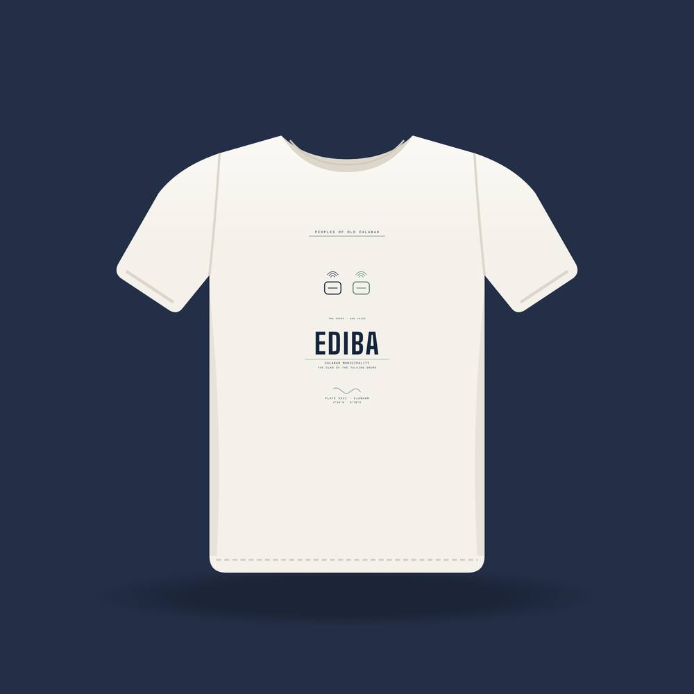 Ediba Tee · Plate XXVI · Clan of the Talking Drums · Pre-Order (Ships ASAP)