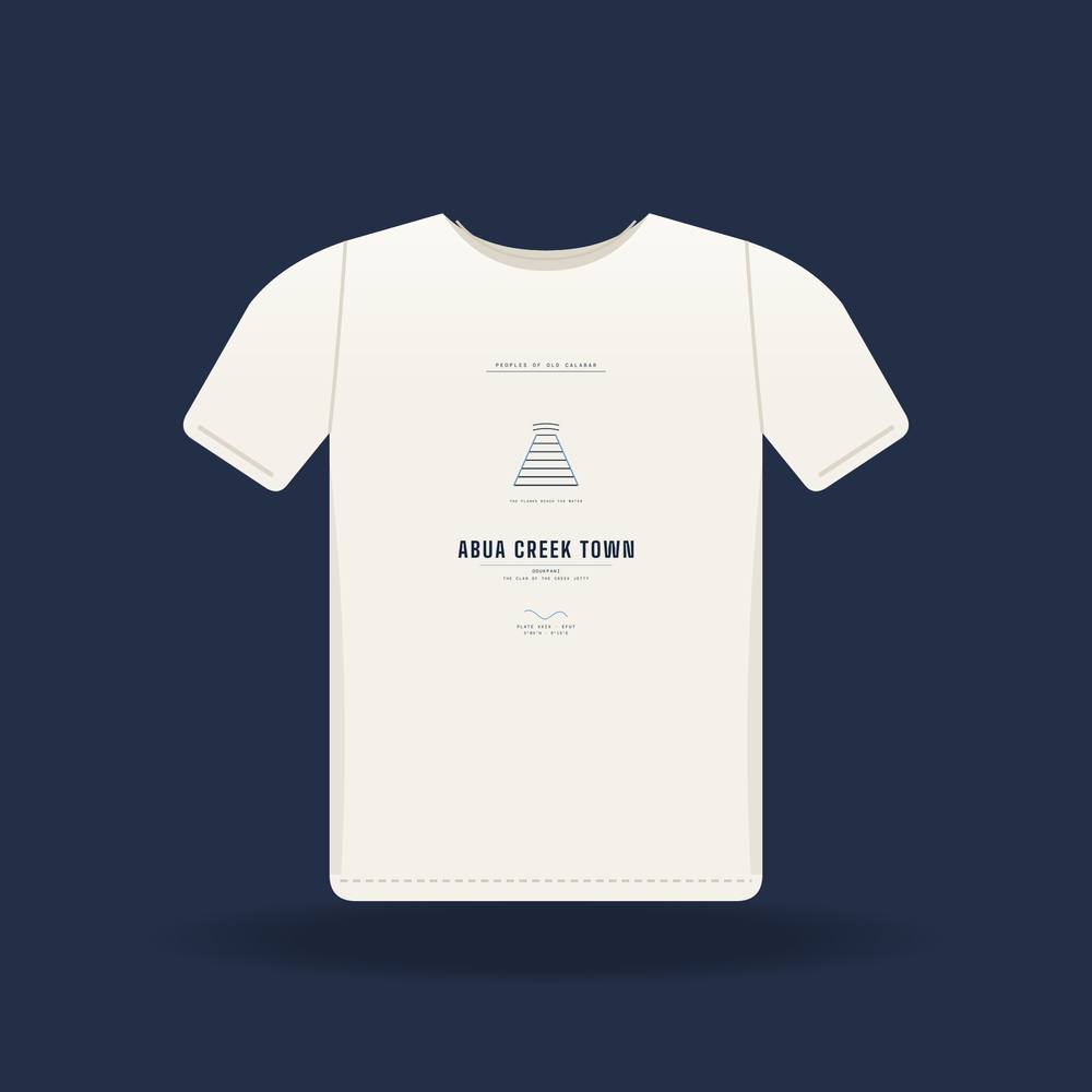 Abua Creek Town Tee · Plate XXIX · Clan at the Jetty · Pre-Order (Ships ASAP)