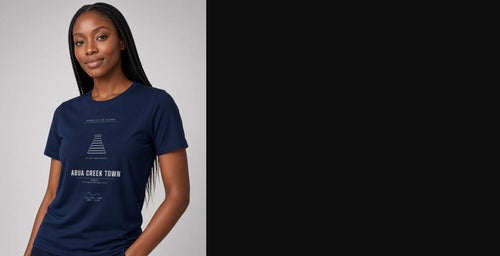 Abua Creek Town Tee · Plate XXIX · Clan at the Jetty · Pre-Order (Ships ASAP) on-model locked