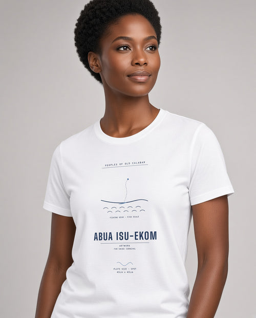 Abua Isu-Ekom Tee · Plate XXXV · Landfall Through Ikang · Pre-Order (Ships ASAP) on-model locked