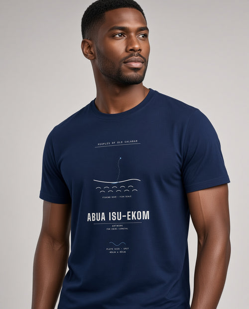 Abua Isu-Ekom Tee · Plate XXXV · Landfall Through Ikang · Pre-Order (Ships ASAP) on-model