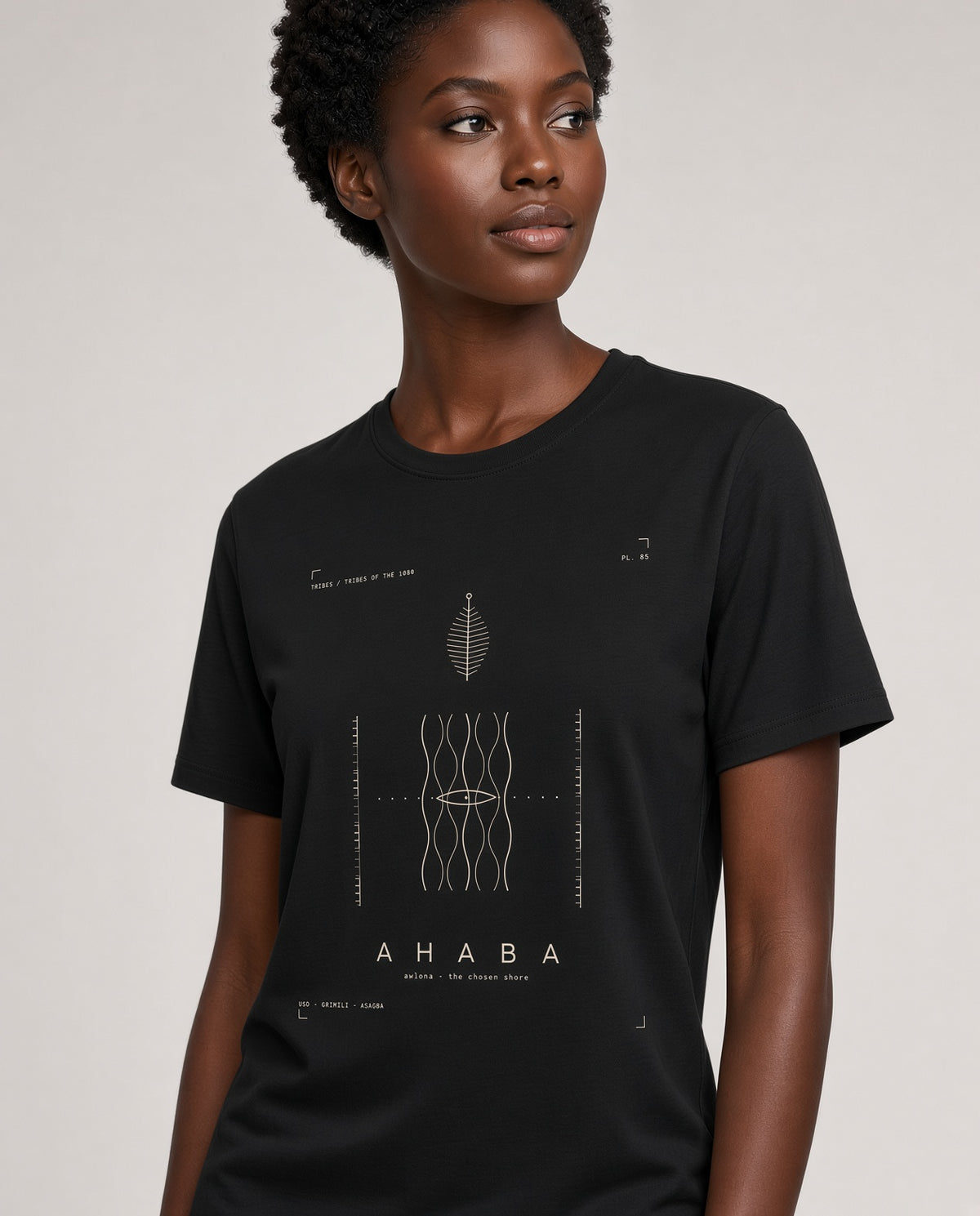 Ahaba Tee · Plate V · Anioma · The Chosen Shore · Pre-Order (Ships ASAP) on-model locked
