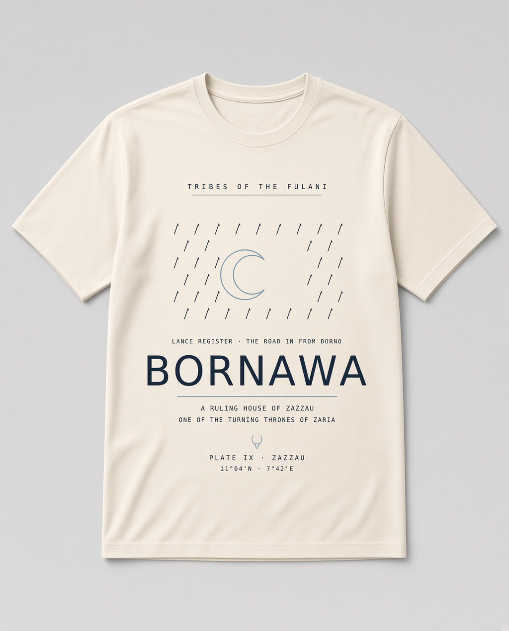 Bornawa — The Tribes of the Fulani · Pre-Order (Ships ASAP) — tee mockup