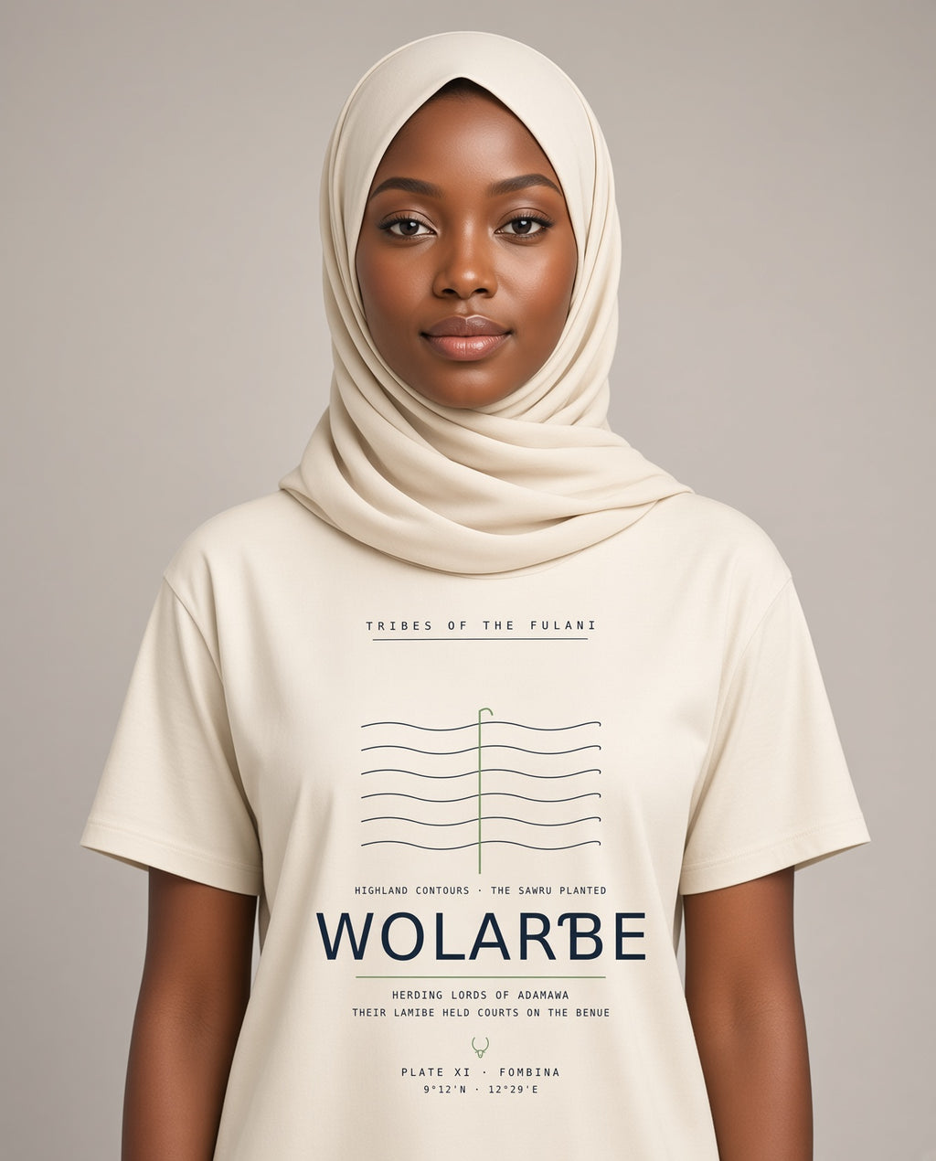 Wolarɓe — The Tribes of the Fulani · Pre-Order (Ships ASAP) — on-model | fulani-wolarbe-light-MODEL.jpg