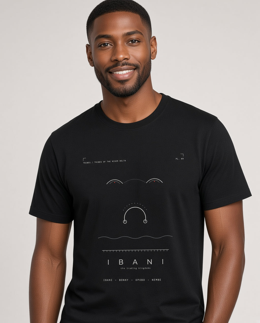 Ibani Tee · Plate IX · The Trading Kingdoms · Pre-Order (Ships ASAP) on-model locked