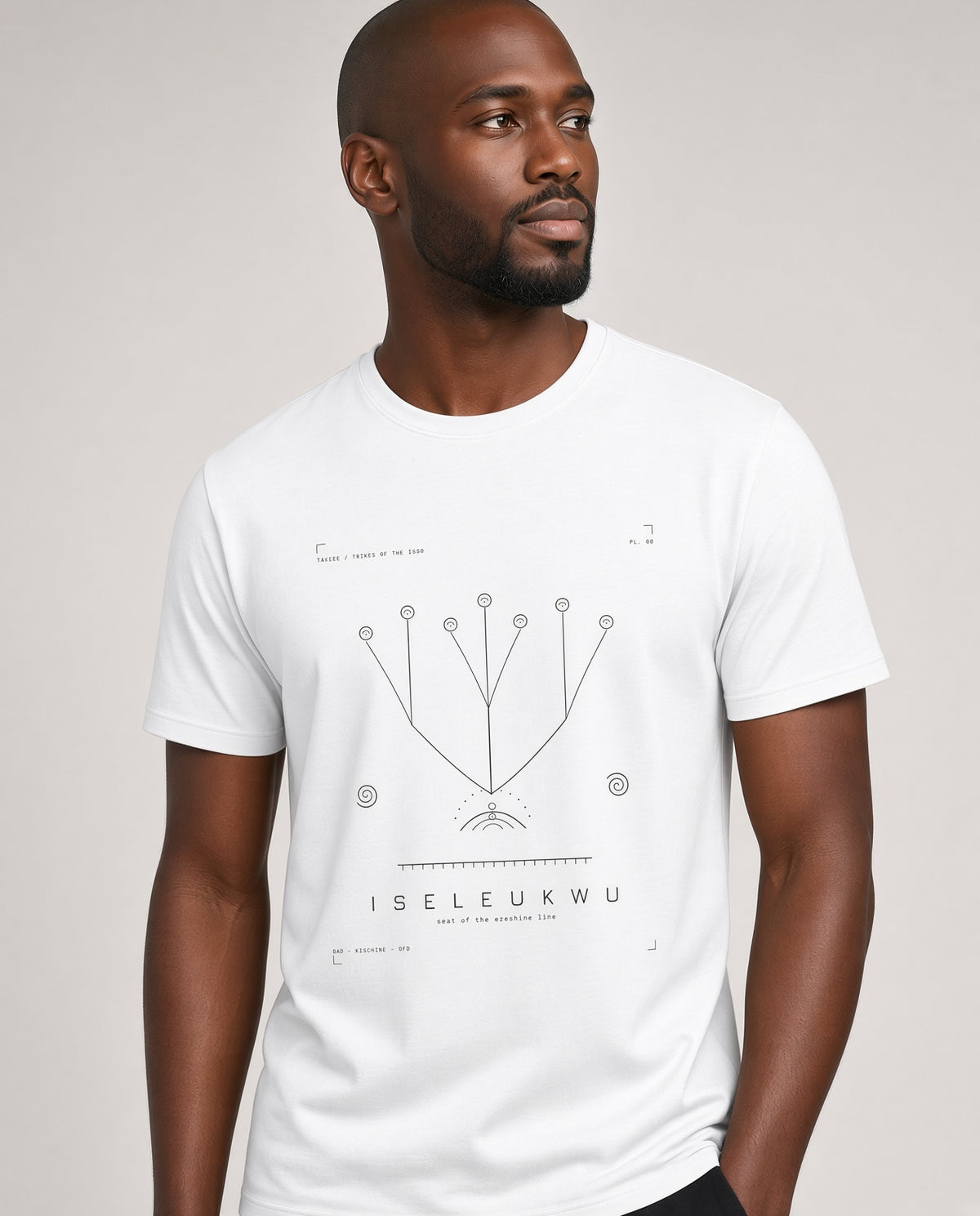 Isele Ukwu Tee · Plate VI · Seat of the Ezechime Line · Pre-Order (Ships ASAP) on-model locked