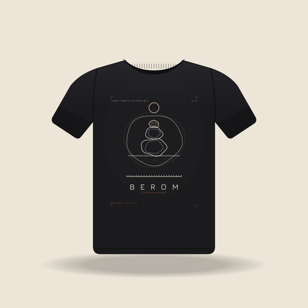 Berom — The Plateau Tribes · Pre-Order (Ships ASAP) — tee mockup | mb01-berom-black-front.jpg