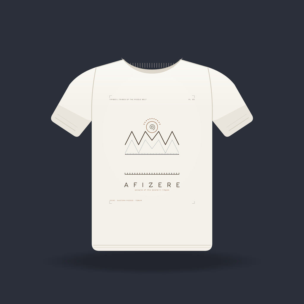 Afizere — The Plateau Tribes · Pre-Order (Ships ASAP) — tee mockup | mb05-afizere-white-front.jpg
