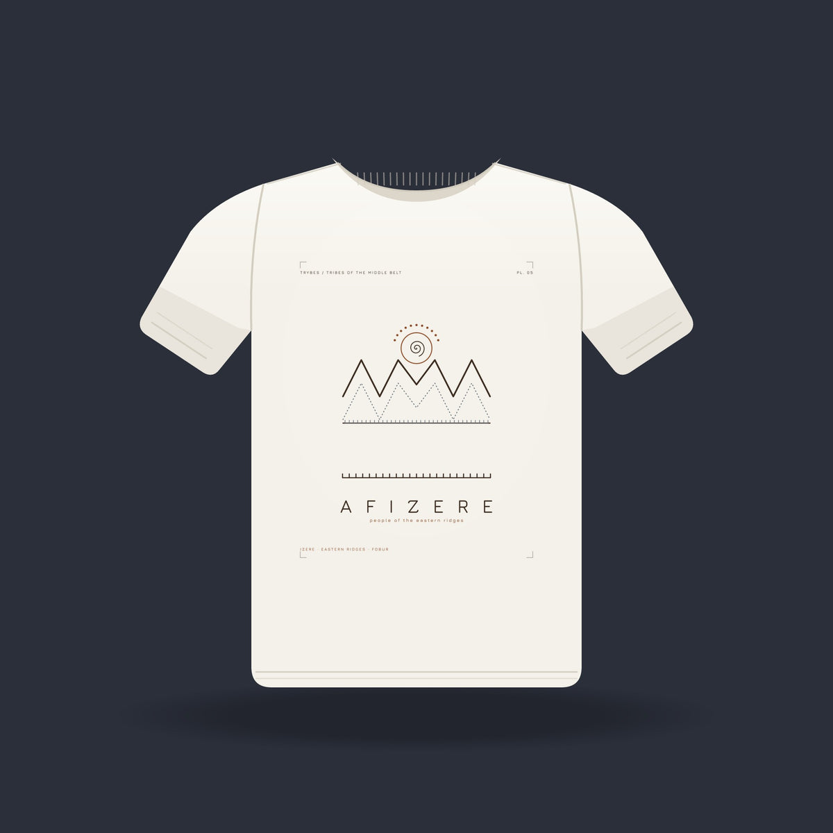 Afizere — The Plateau Tribes · Pre-Order (Ships ASAP) — tee mockup | mb05-afizere-white-front.jpg