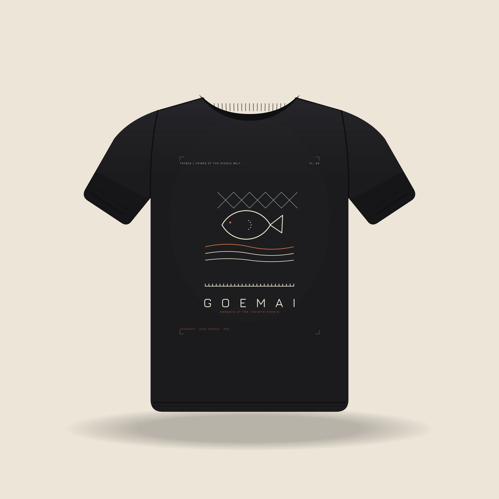 Goemai — The Plateau Tribes · Pre-Order (Ships ASAP) — tee mockup | mb06-goemai-black-front.jpg