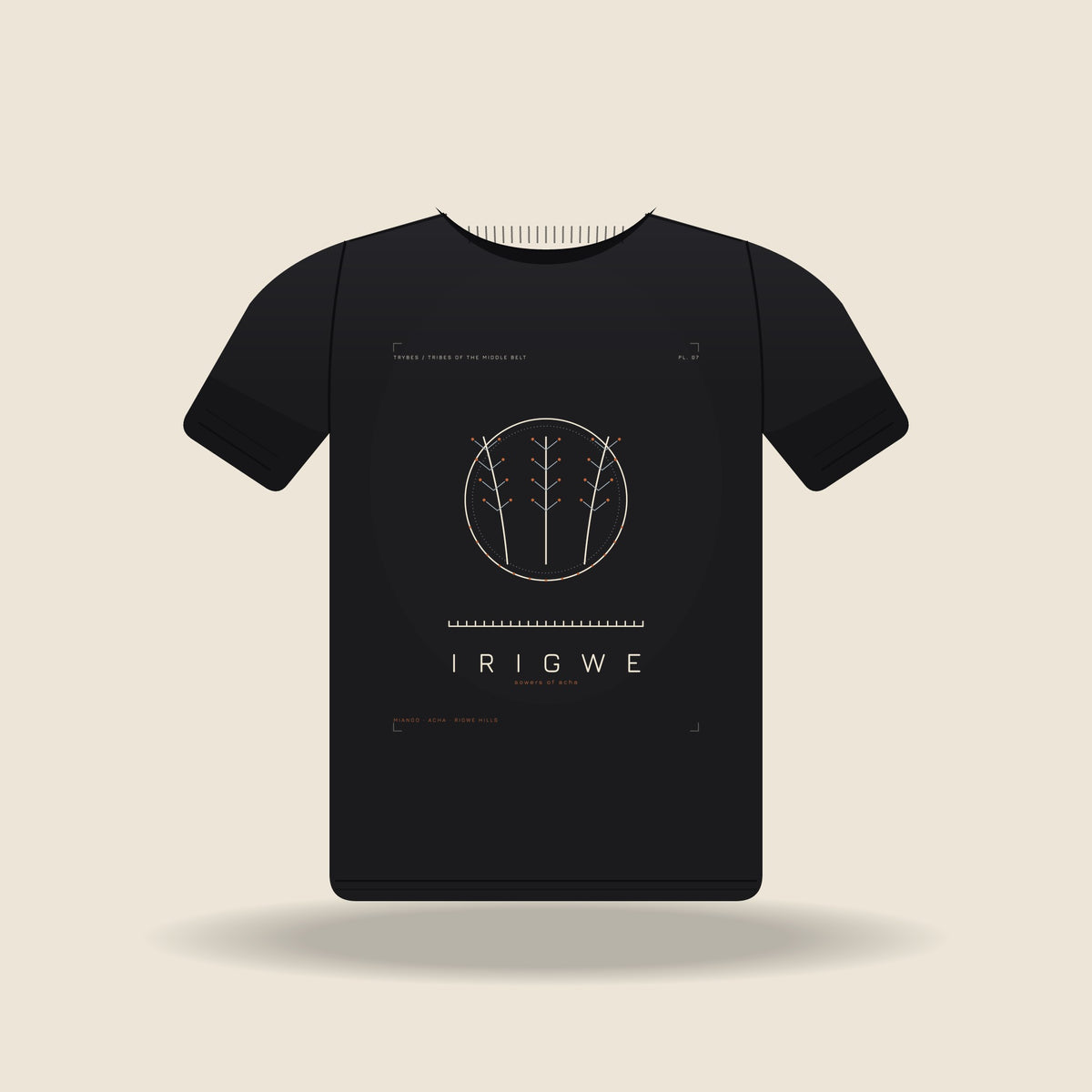 Irigwe — The Plateau Tribes · Pre-Order (Ships ASAP) — tee mockup | mb07-irigwe-black-front.jpg