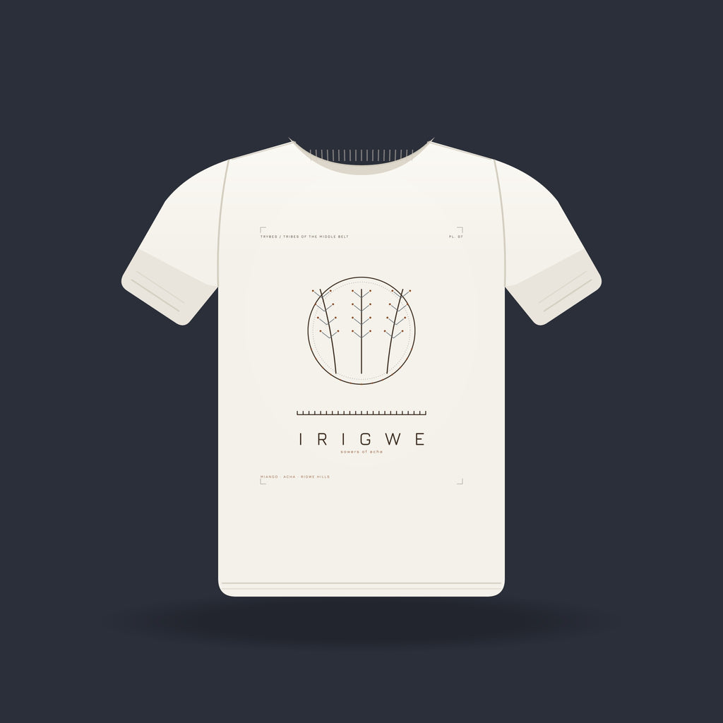 Irigwe — The Plateau Tribes · Pre-Order (Ships ASAP) — tee mockup | mb07-irigwe-white-front.jpg