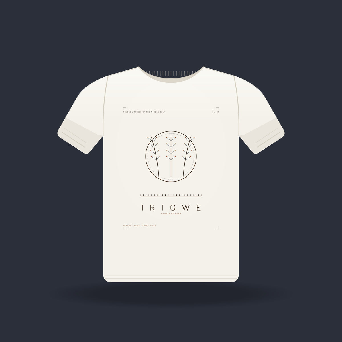 Irigwe — The Plateau Tribes · Pre-Order (Ships ASAP) — tee mockup | mb07-irigwe-white-front.jpg
