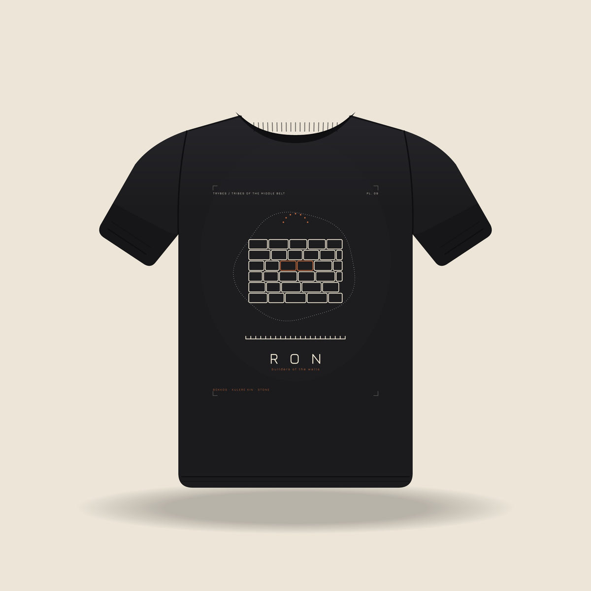 Ron — The Plateau Tribes · Pre-Order (Ships ASAP) — tee mockup | mb09-ron-black-front.jpg