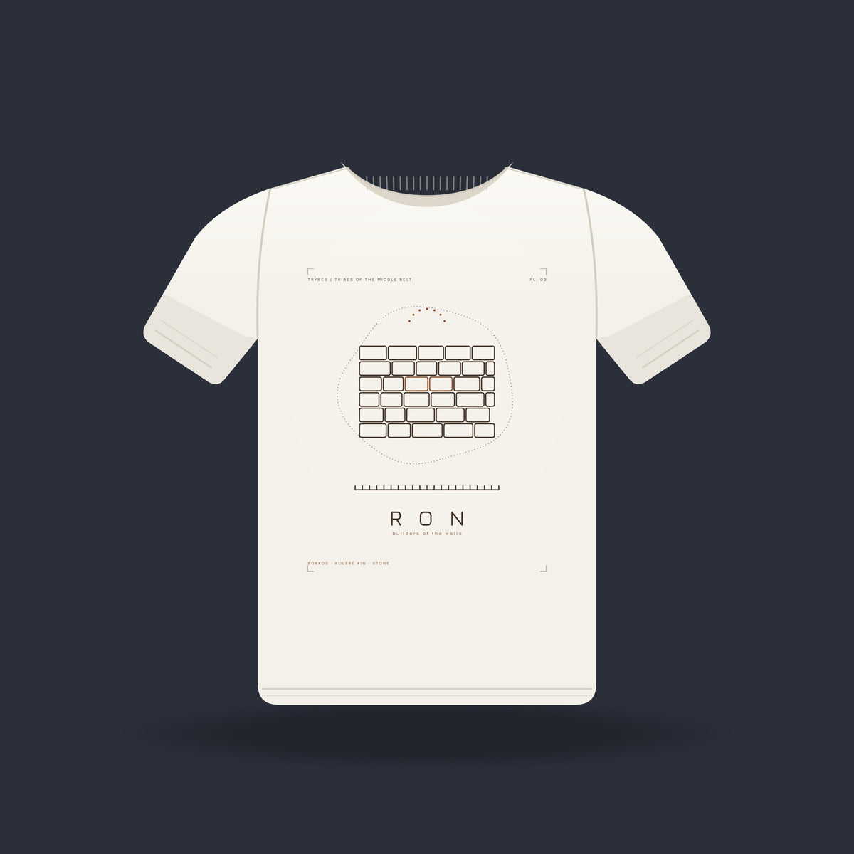 Ron — The Plateau Tribes · Pre-Order (Ships ASAP) — tee mockup | mb09-ron-white-front.jpg