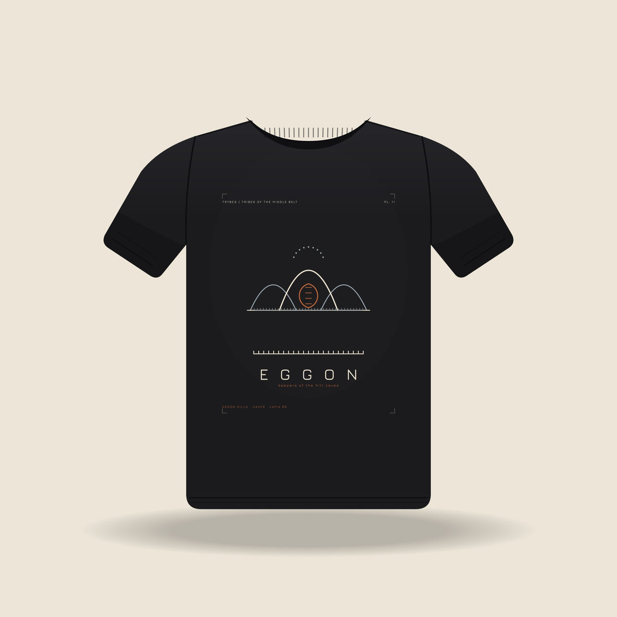 Eggon — The Plateau Tribes · Pre-Order (Ships ASAP) — tee mockup | mb11-eggon-black-front.jpg