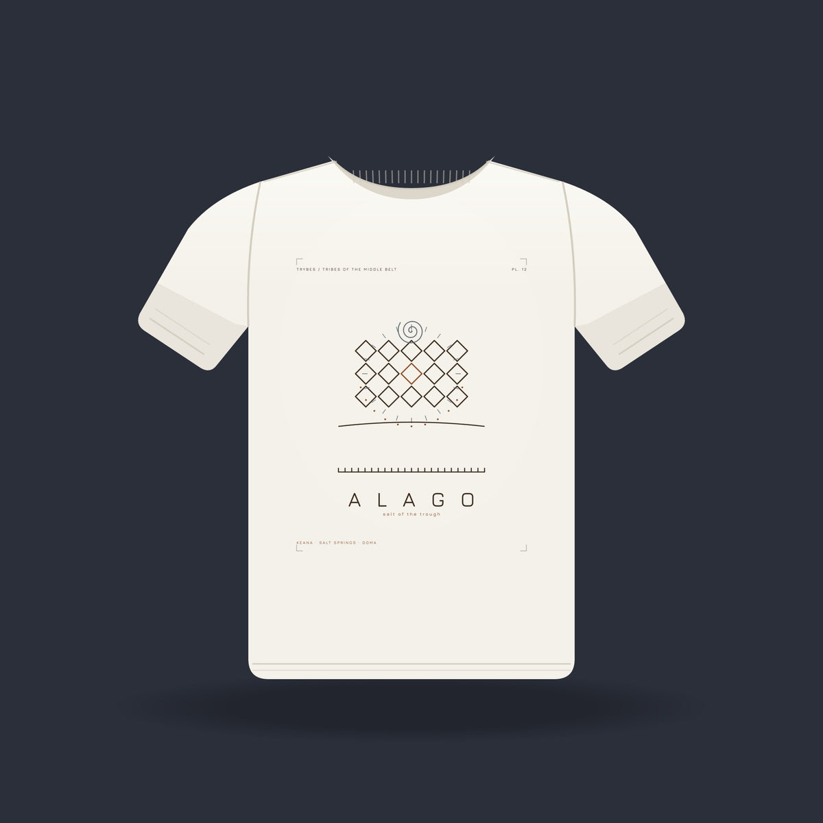 Alago — The Plateau Tribes · Pre-Order (Ships ASAP) — tee mockup | mb12-alago-white-front.jpg