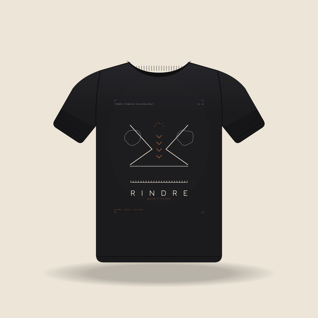 Rindre — The Plateau Tribes · Pre-Order (Ships ASAP) — tee mockup | mb15-rindre-black-front.jpg
