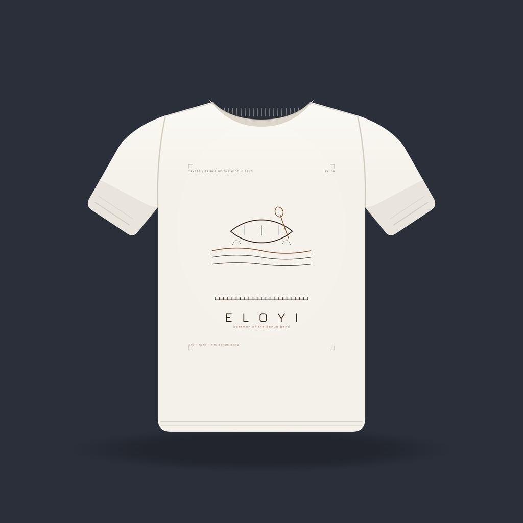 Eloyi — The Plateau Tribes · Pre-Order (Ships ASAP) — tee mockup | mb16-eloyi-white-front.jpg