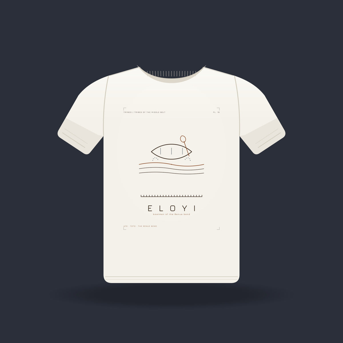 Eloyi — The Plateau Tribes · Pre-Order (Ships ASAP) — tee mockup | mb16-eloyi-white-front.jpg