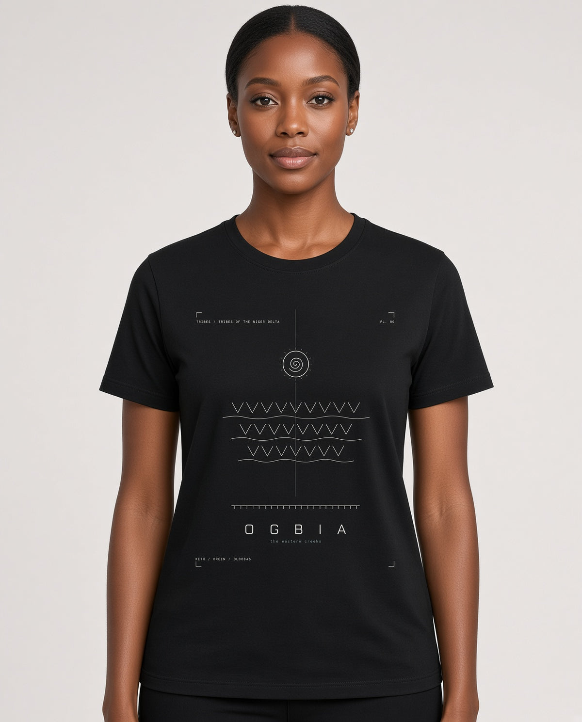 Ogbia Tee · Plate VI · The Eastern Creeks · Pre-Order (Ships ASAP) on-model locked