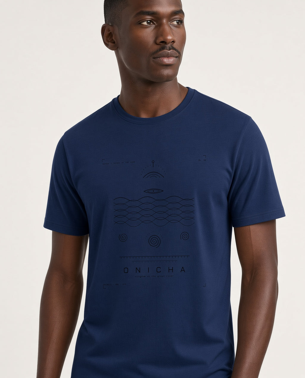 Onicha Tee · Plate IV · Kingdom on the Great River · Pre-Order (Ships ASAP) on-model locked