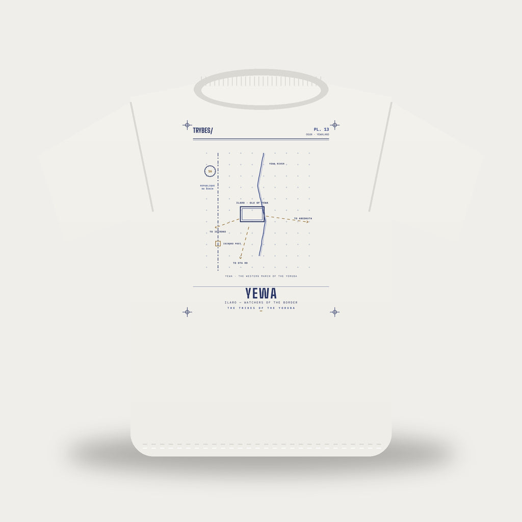 Yewa — The Tribes of the Yoruba · Pre-Order (Ships ASAP) — tee mockup | yo13-yewa-white-front.jpg