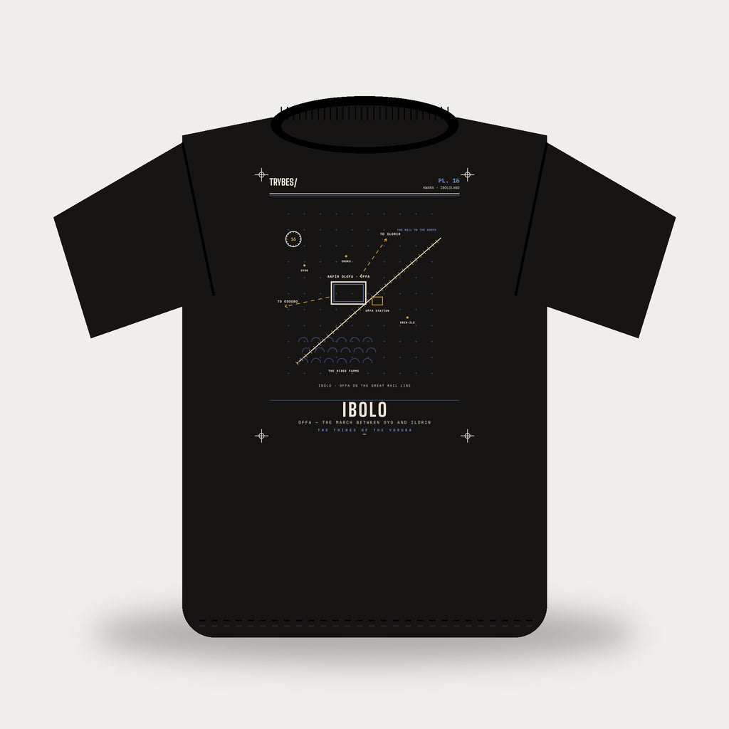 Ibolo — The Tribes of the Yoruba · Pre-Order (Ships ASAP) — tee mockup | yo16-ibolo-black-front.jpg