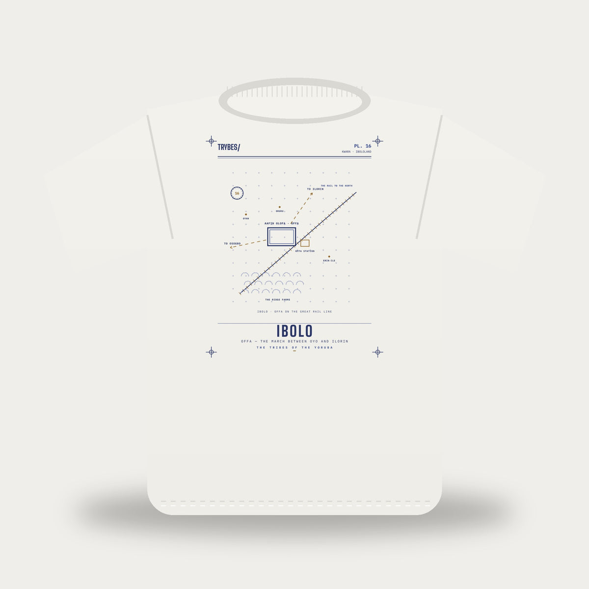 Ibolo — The Tribes of the Yoruba · Pre-Order (Ships ASAP) — tee mockup | yo16-ibolo-white-front.jpg
